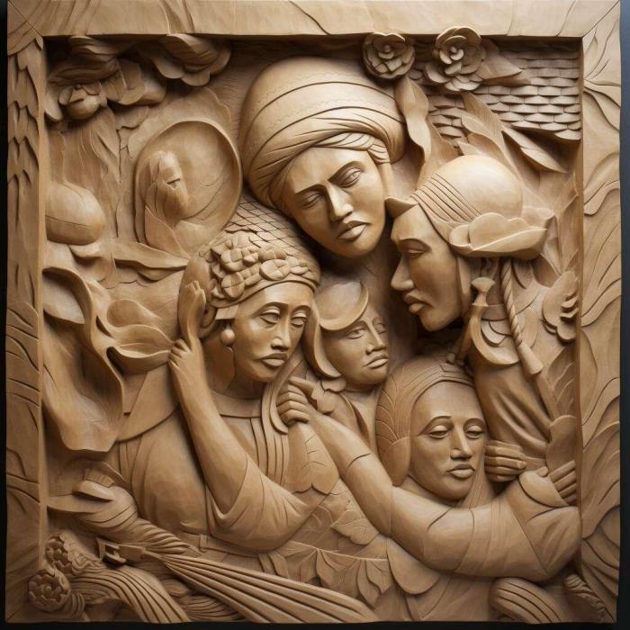 نموذج ثلاثي الأبعاد لآلة CNC 3D Art 